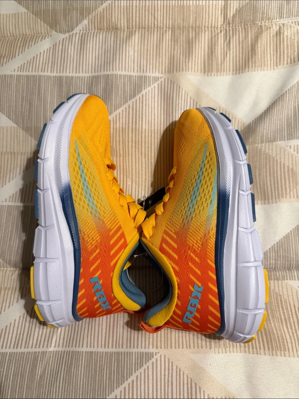 Kids Yellow Athletic Sneakers - Lightweight Comfort